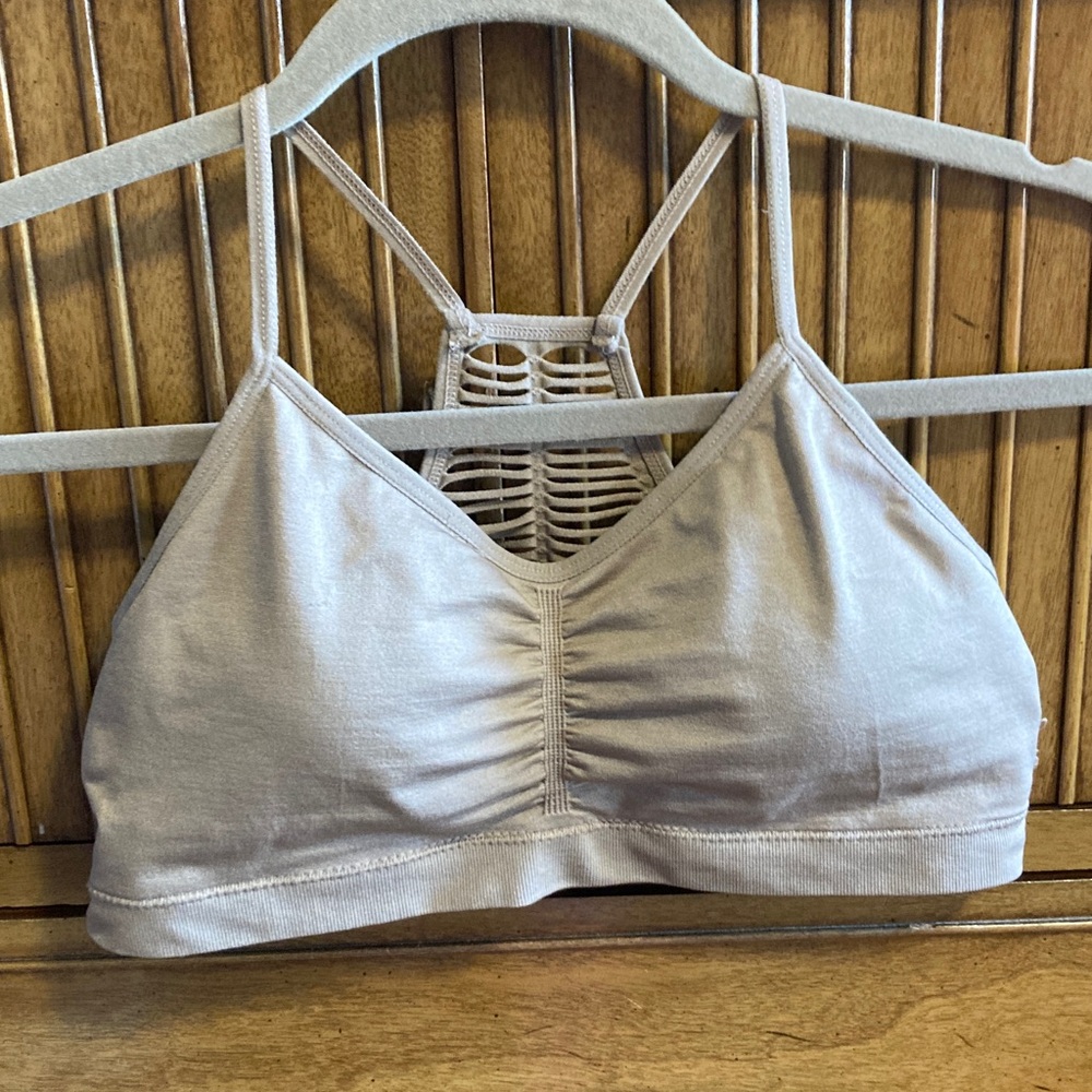 🚨 LAST CHANCE SALE! ANEMONE Tan Strappy Back Bralette